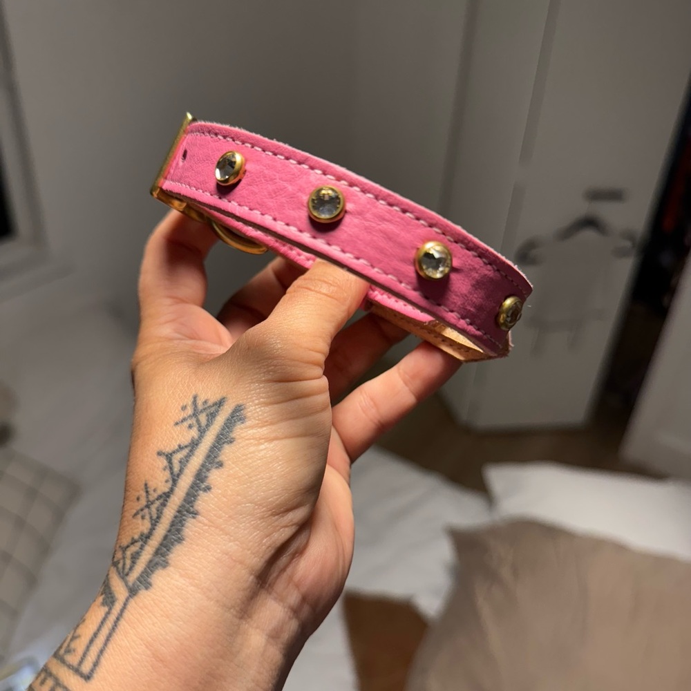 Pink Leather Belt Set - Picture 12 of 16